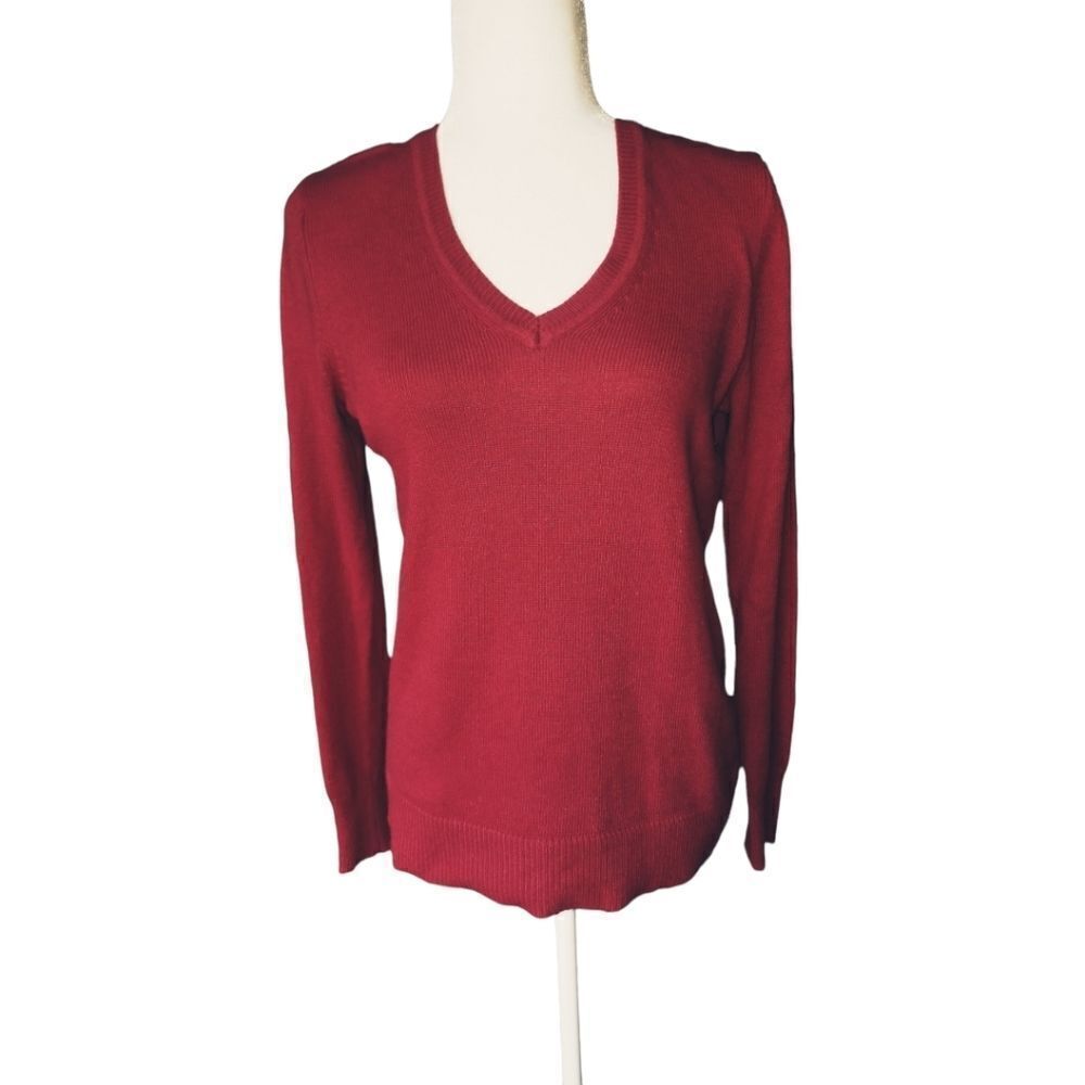 Gap LuxePullover Red Sweater SZ Medium